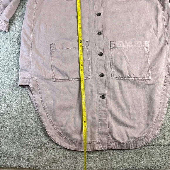 Antropologie PILCRO Utility Dress Women's‎ Large Button Front Pink - Picture 3 of 15